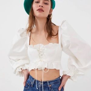 White For Love & Lemons Top